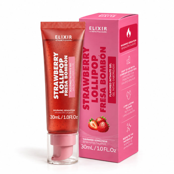 Lubricante Caliente Saborizado Fresa Elixir