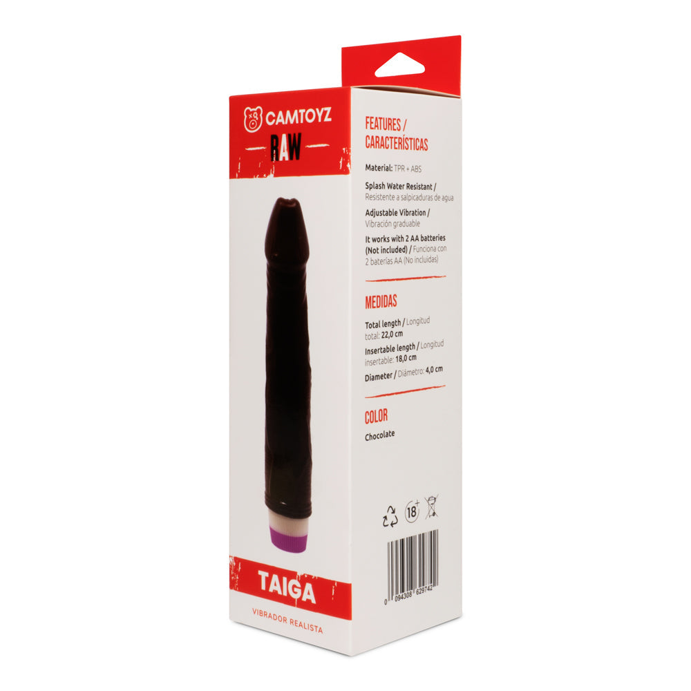 Consolador Vibrador Taiga 22 cm