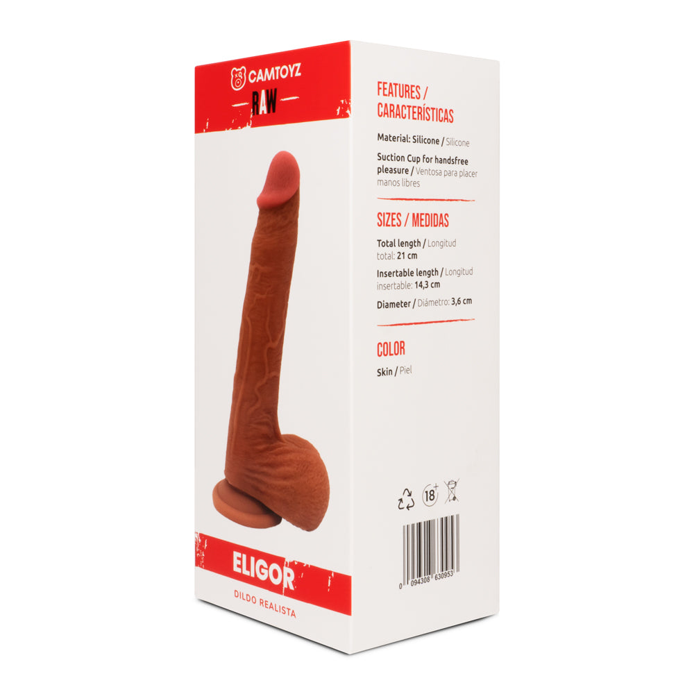 Dildo Realista Eligor 21 cm