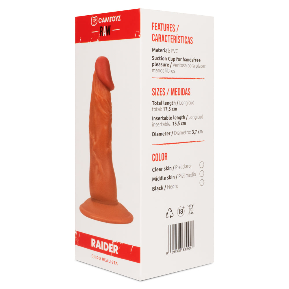 Dildo Realista Raider 17.5 cm