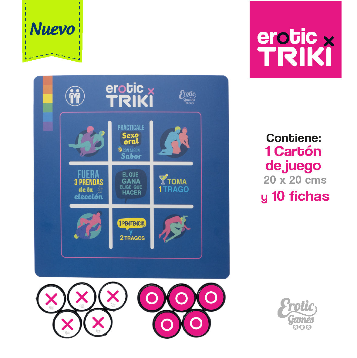 Juego de Mesa Triki Gay - Bali Sex Store - Sex Shop Online